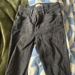 Madewell Gray High Rise Jeans Classic Style